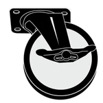 Rubbermaid 3317L1 Max System Black Component Caster & Hardware Kit. Fixed Price $147.47.