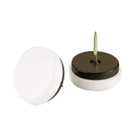 1-1/8 In. White Plastic Nail-on Furniture Glides For Floor Protection (4-PACK). Fixed Price $5.61.