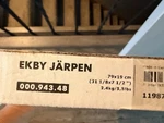 Ikea Ekby Jarpen Black Shelf 000.943.48 79X19CM 31 1/8 1/2 In New Box. Fixed Price $21.00.