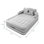 Inflatable Air Mattress King Size With Electric Pump & Built-in Pillow Blow Up. Fixed Price $125.90.