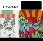 Ikea Spridd Duvet Cover Set,reversible Koi Fish,mountain,pink Green,kit Neale Nw. Fixed Price $28.97.