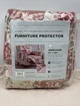 Great Bay Home Furniture Protector Armchair 75 X 68 Burgundy Floral Patchwork. Fixed Price $14.95.