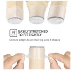 Aneaseit Brand Chair Leg Covers-clear New Bag Of 16. Fixed Price $12.95.