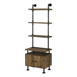 Acme Ensata Ii Tv Stand Side Pier In Rustic Oak & Black. Fixed Price $239.51.