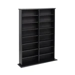 Prepac Double Width Media Storage Cabinet, Adjustable Shelves, Wall Unit, Variou. Fixed Price $260.92.