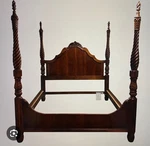 Thomasville River Roads Collection King Size 4 Poster Bed (good Condition). Fixed Price $600.00.