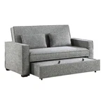 Pemberly Row Fabric Upholstered Convertible Sofa With Pull-out Bed In Gray. Fixed Price $958.41.