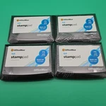 Lot 4 Office Max Felt Stamp Pad Size #1 Black Brand New Sealed Ink. Fixed Price $12.95.