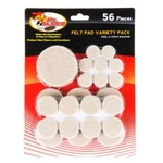 56 Piece Multi Purpose Felt Pads Variety Pack, Oatmeal - Mr. Slider. Fixed Price $7.95.