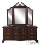 F71791: Thomasville Chippendale Style Mahogany Dresser W. Mirror. Fixed Price $1095.00.