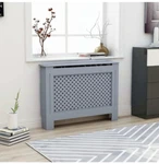 Vidaxl Radiator Cover Anthracite 44.1"X7.5"X32.1" Mdf 288191. Fixed Price $167.24.
