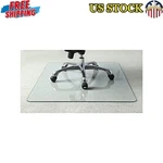 Tempered Glass Chair Mat Scratch Resistant Durable Floor Protector Easy Clean Us. Fixed Price $101.93.