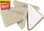 Supersliders Self-stick Furniture For Carpeted Surfaces (4 Piece) 2". Fixed Price $15.44.