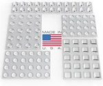 Clear Adhesive Bumper Pads 106-PC Combo Pack (round, Spherical, Square). Fixed Price $14.72.