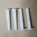 8X Ikea Plastic Connecting Dowels, Part # 110519, White (8 Pack) - New. Fixed Price $6.99.