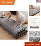 Foam Japanese Futon Mattress Twin Foldable Tatami Floor Sleeping Pad. Fixed Price $122.30.