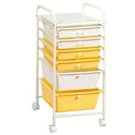 Costway 6 Drawer Rolling Storage Cart Scrapbook Paper Office Organizer - See. Fixed Price $64.99.