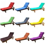 Big Long Chaise Lounge Cushion Pad For Sunbed, Handmade Pool Pillow Spa. Fixed Price $50.40.