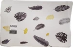Wellness Printed Non Slip Thin Pvc Floor Mat (20"X32") Black & Yellow Leaves, Kd. Fixed Price $22.99.