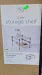 Honey Can Do 2 Tier Storage Shelf. Fixed Price $25.00.