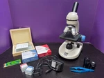 Bonus Pak National SS-110 Microscope Lab, Science, Biological, Student, Tested. Fixed Price $63.50.