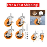 Set Of 4 Heavy Duty 3 Inch Locking Swivel Caster Wheels For Furniture Mobility. Fixed Price $22.97.