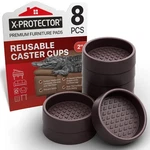 Furniture Cups X-protector 2" Caster 8 Pcs Round Coasters .... Fixed Price $21.32.