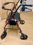 Medline MDS86800XWS Bariatric Rollator - Black. Fixed Price $179.00.