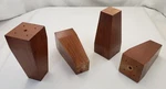 Brown Tapered Wood Sofa Couch Chair Ottoman Furniture Table Feet, 6", 4 Legs. Fixed Price $24.95.
