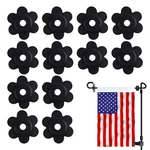 Garden Flag STOPPER,12 Pcs Stops,holder For Indoor And Outdoor Yard Gard.... Fixed Price $12.41.