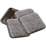 Softtouch 1/2" Square Reusable Carpet Bottom Furniture Caster Cups. Fixed Price $10.59.