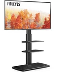 Tv Floor For Living Bedroom, Tall Stands With Sturdy Wood Base .... Fixed Price $140.33.