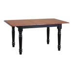 Sunset Trading Black Cherry Selections 60" Extendable Wood Dining Table. Fixed Price $722.69.