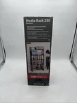 Atlantic Element Media Rack 230 Solid Wood & Metal Rod Construction Vtg New Nib. Fixed Price $149.99.