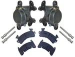 New D154 Brake Caliper & Pad Set W/PINS,FRONT,1 PISTON,1.04",GM Metric,cast Iron. Fixed Price $129.99.