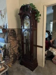 Sligh Grandfather Clock (0864-1-AN). Fixed Price $300.00.