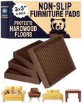 Castermaster Non-slip Rubber Furniture Pads 3 In X Set Of 4 Brown Fl.... Fixed Price $23.88.