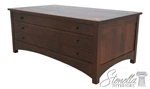 71345: Stickley Harvey Ellis Design Mission Oak Two-drawer Inlay Cocktail Table. Fixed Price $2595.00.