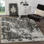 Safavieh Adirondack Collection Area Rug - 51 X 76 Silver Black Oriental. Fixed Price $137.25.
