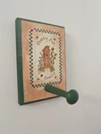 Peg Rack Hook Country Side Design Painting 4.25"W X 6.25"H Renovators Supply. Fixed Price $19.00.