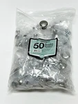 Satin Nickel Round Cabinet Drawer Knobs Kitchen Door Pulls Handles 50 Pack 1-1/4. Fixed Price $34.97.