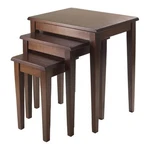 Winsome Regalia 3-PIECE Transitional Solid Wood Nesting Tables Anitque Walnut. Fixed Price $127.34.