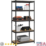 5 Tier Adjustable Metal Storage Shelf Boltless Design Garage Kitchen Organize. Fixed Price $70.51.