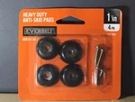 Everbilt Heavy Duty Anti-skid Pads In 4 Pk Screw-on 101 032. Fixed Price $7.75.