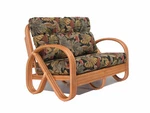Honey Rattan Living Room Furniture Loveseat (choice Of Fabrics) (#1791H). Fixed Price $1799.00.