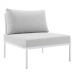Modway Furniture Harmony Outdoor Armless Chair, White/gray -EEI-4959-WHI-GRY. Fixed Price $544.99.