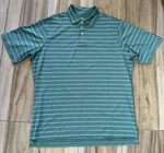 Fairway & Greene Blue Stripe Golf Polo Shirt Large Cascades Country Club. Fixed Price $5.60.