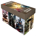 Bcw Short Cardboard Comic Book Storage Box With Magic Gathering Art. Fixed Price $22.99.