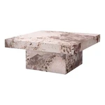 Acme Fultan Contemporary Ecc/wood Square Coffee Table Beige Engineered Stone. Fixed Price $491.72.