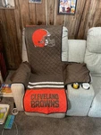 Cleveland Browns Nfl Recliner Chair Cover. Fixed Price $11.99.